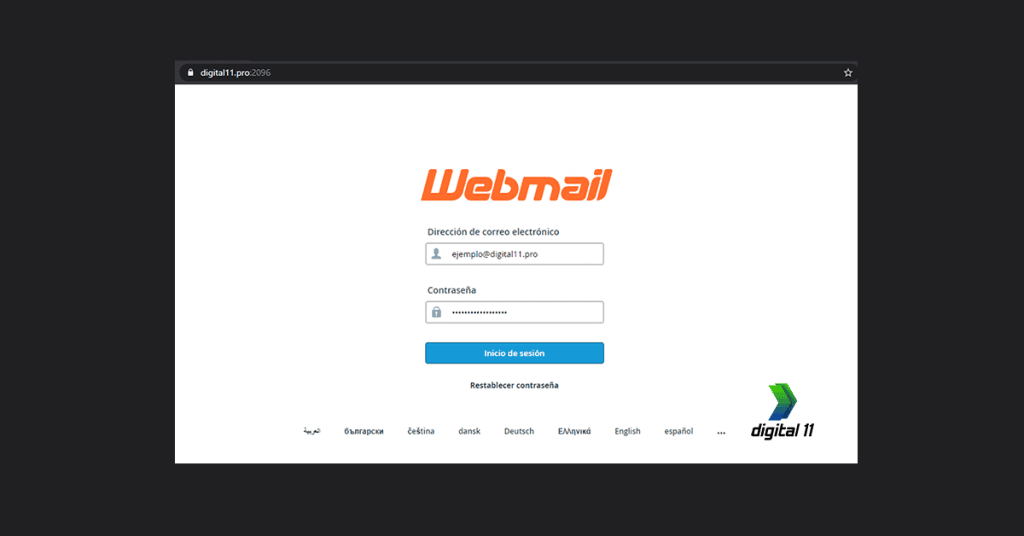 Configurar y Acceder a los correos electrónicos de WEBMAIL